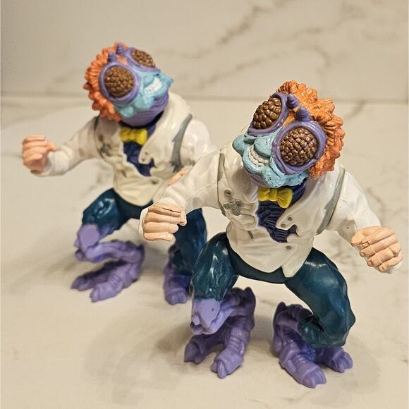 Vintage 1989 TMNT Baxter Stockman Teenage Mutant Ninja Turtles Action Figure - Picture 1 of 6